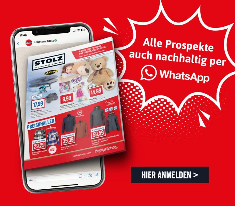 Alle Prospelte auch nachhaltig per WhatsApp