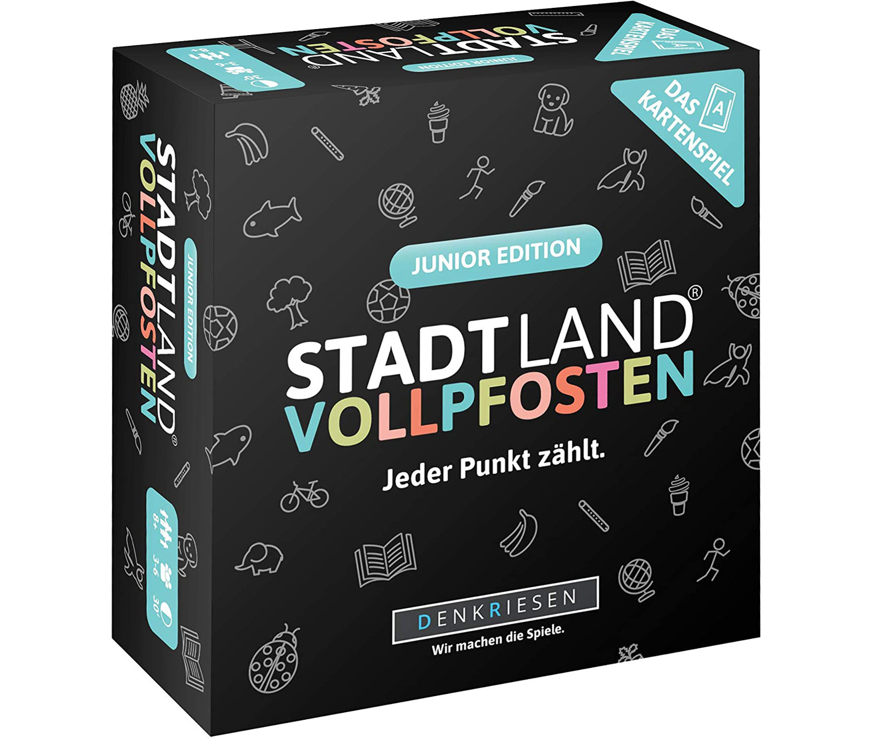 STADT LAND VOLLPFOSTEN® Das Kartenspiel - Junior Edition - Jeder Punkt